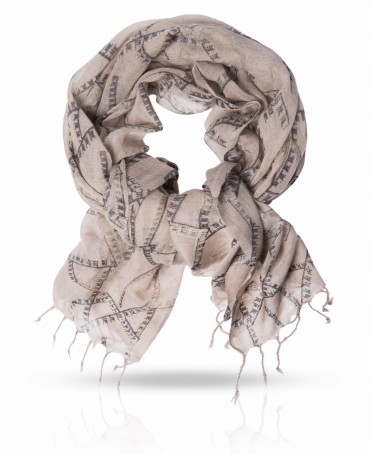 Палантин Унисекс ZW-TAPE/BEIGE